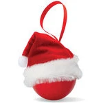 MCX1377 Christmas Ball With Hat Thumbnail Image