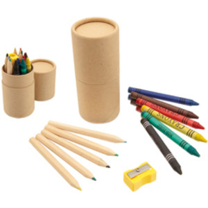 GT96027 Pencils, crayons and sharpener set