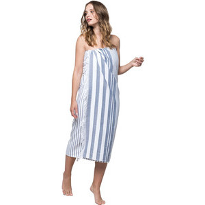 K132 Striped Fringed Fouta