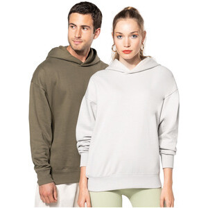 K4018 Unisex oversized fleece hoodie