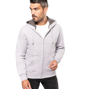 K444 Hooded sweatshirt with zip