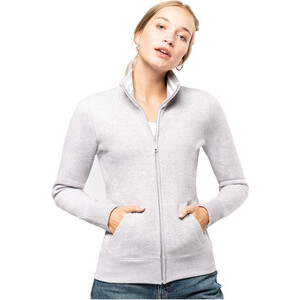 K457 Ladies' full zip sweat jacket