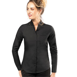 K514 Ladies' mandarin collar shirt