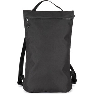 KI0183 Flat recycled urban backpack,