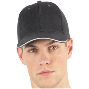 KP196 Baseball 6-panel cap with sandwich peak