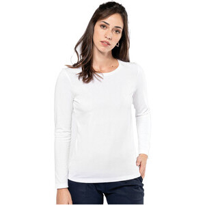 PK303 Ladies' long-sleeved Supima t-shirt