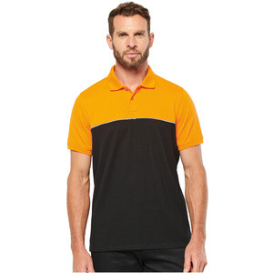 WK210 Eco-friendly two-tone polo shirt