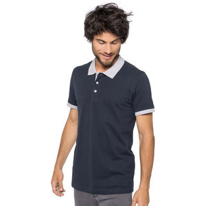 K258 Polo Piqué Uomo Bicolore