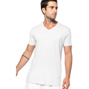 K3028 T-shirt uomo BIO scollo a V