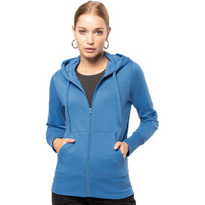 K4031 Felpa Zip Eco Donna