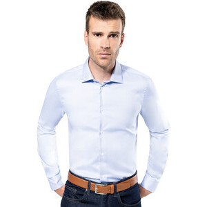 PK502 Camicia uomo oxford pinpoint