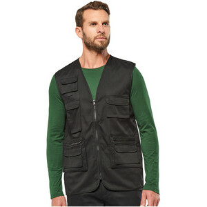 WK609 Gilet multitasche foderato